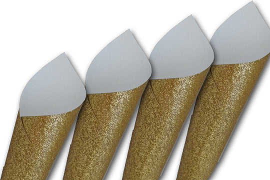 CCS Gold 8.5x11 Glitter 74 lb Discount Card Stock