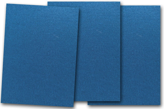 DCS Discount Card Stock: Textured Indigo Blue 5x7 Card Stock - 20 sheets