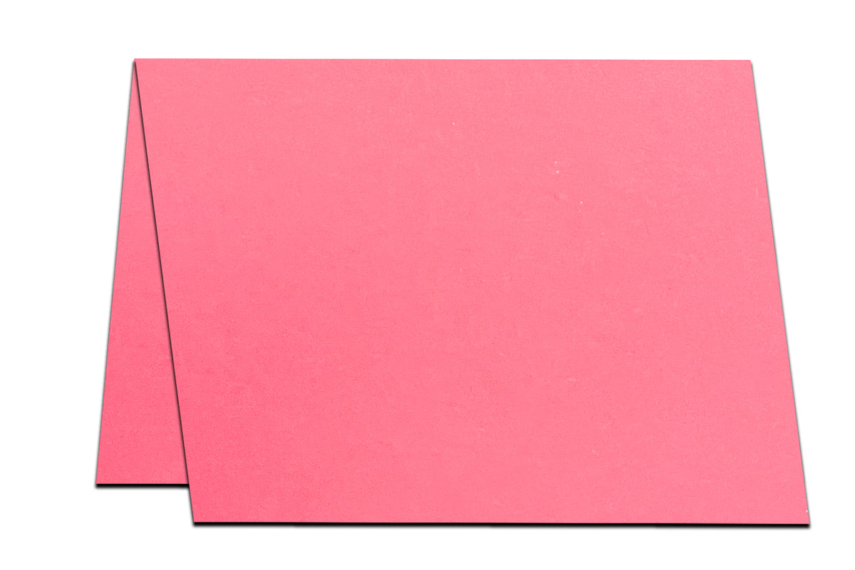 Bright Pink A1 Folded Cards For DIY Note Cards