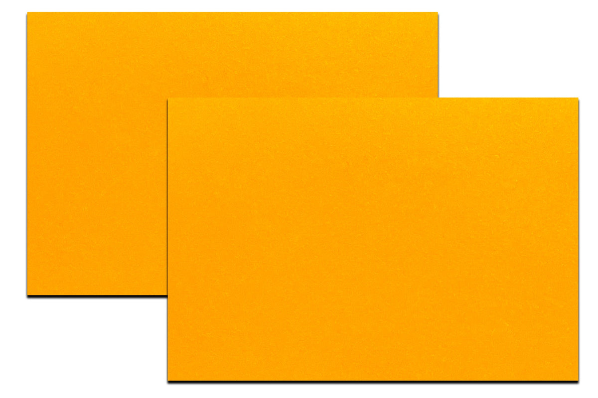 Premium Orange 5x7 Discount Card Stock