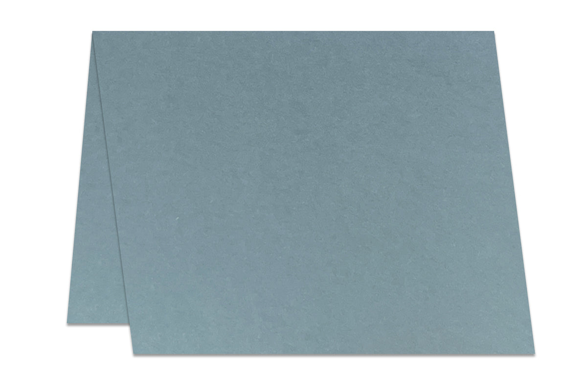 Blue Gray A7 Folded Cards For DIY Greeting Cards