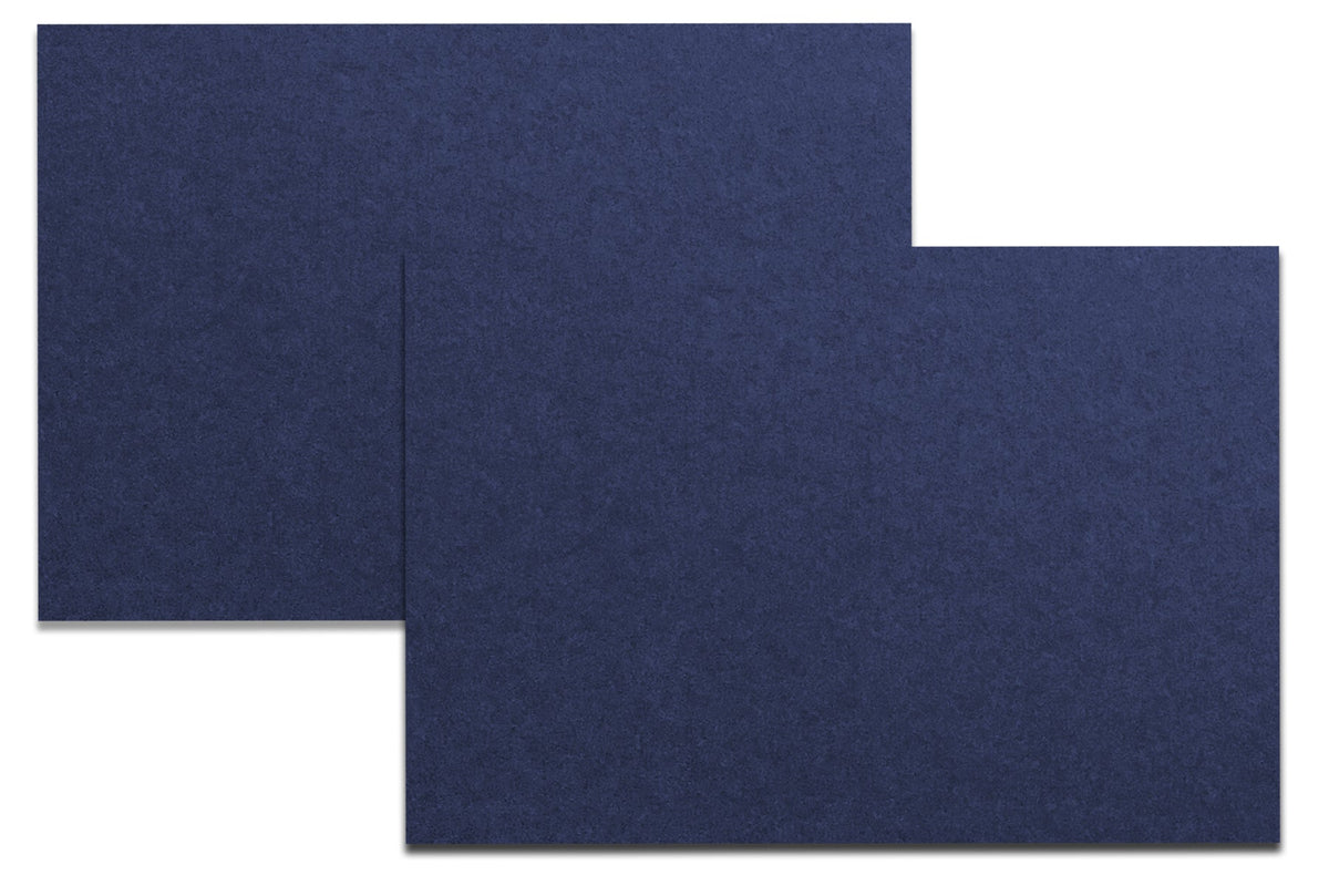 Premium Navy 5x7 Discount Card Stock