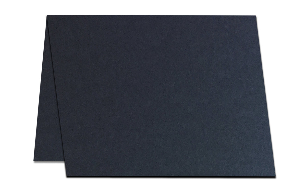 Black A7 Folded Cards For DIY Greeting Cards