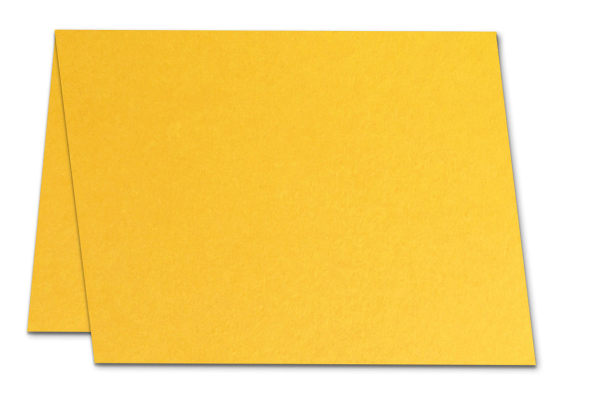 Yellow 5x7 Folded Cards For DIY Greeting Cards