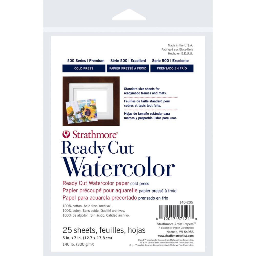 Strathmore 100% Cotton Watercolor 5x7 Card Stock - 25 pack