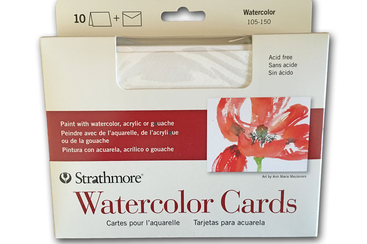 Strathmore Watercolor Cards and envelopes - Full size cards - 10 pack