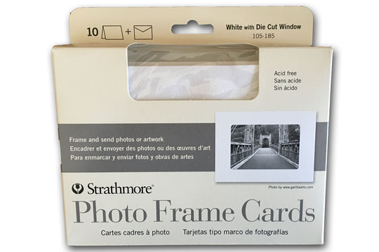 Strathmore Photo Frame WHITE Cards and envelopes - Full size cards - 10 pack