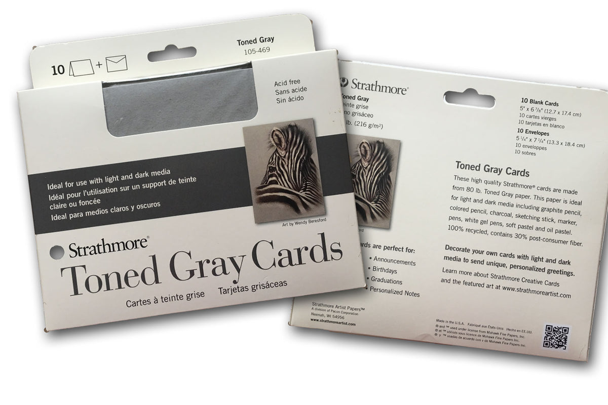 Gray discount card stock