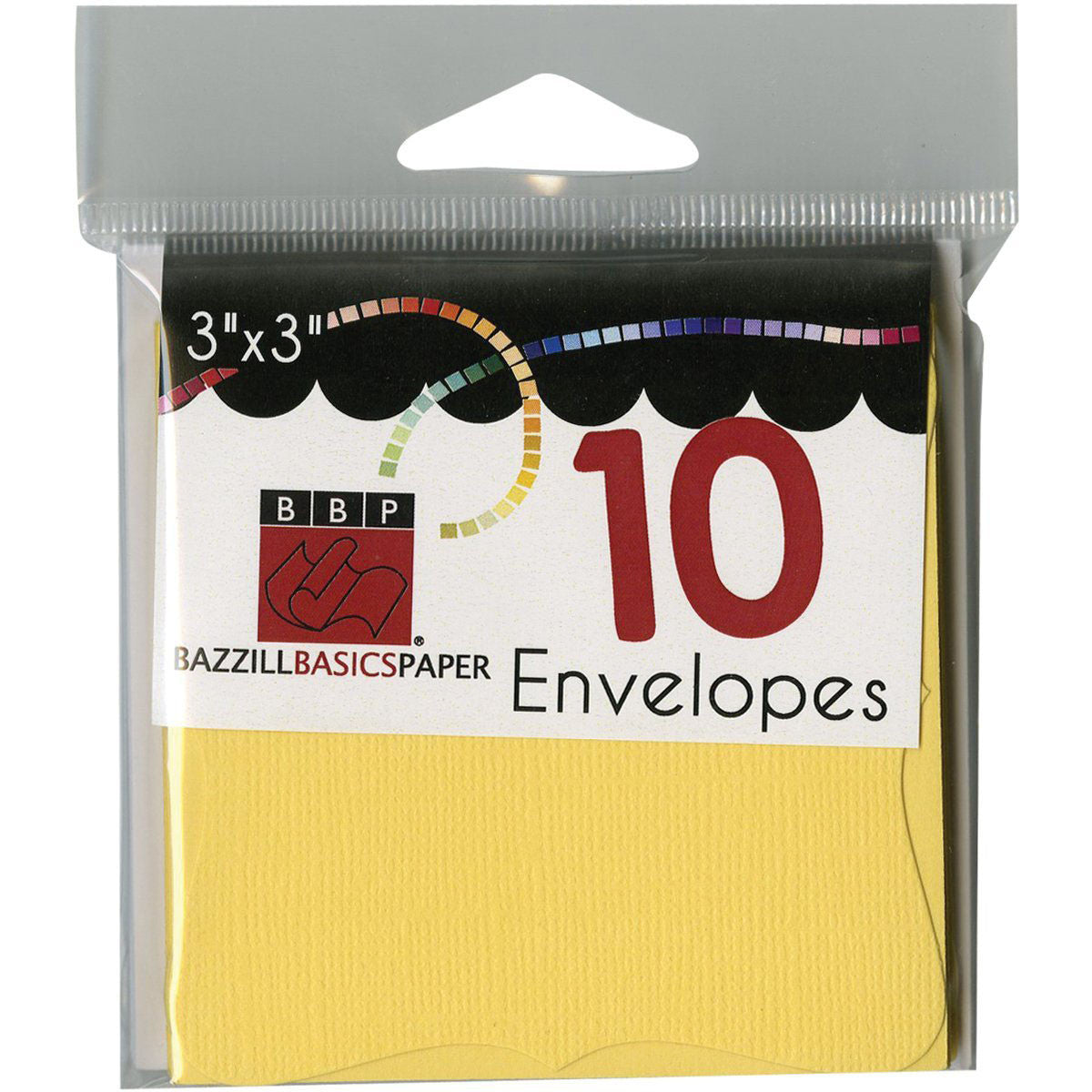 yellow mini note cards and envelopes