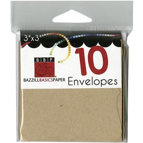 Kraft mini Note cards and envelopes