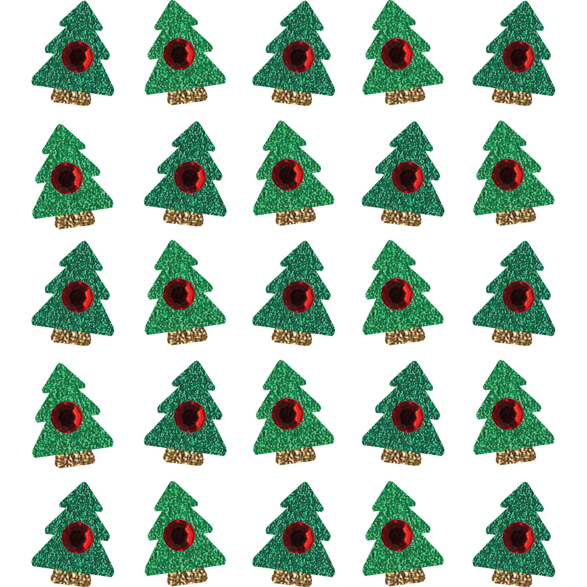 Jolee&#39;s Boutique Christmas Tree Glitter Gem Embellishment Stickers
