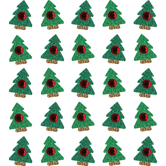 Jolee's Boutique Christmas Tree Gem Stickers - 25 piece