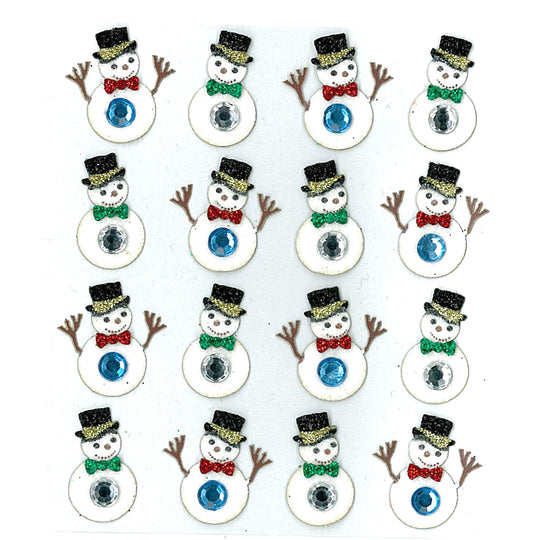 Jolee's Boutique  Snowman Gem Stickers - 16 piece