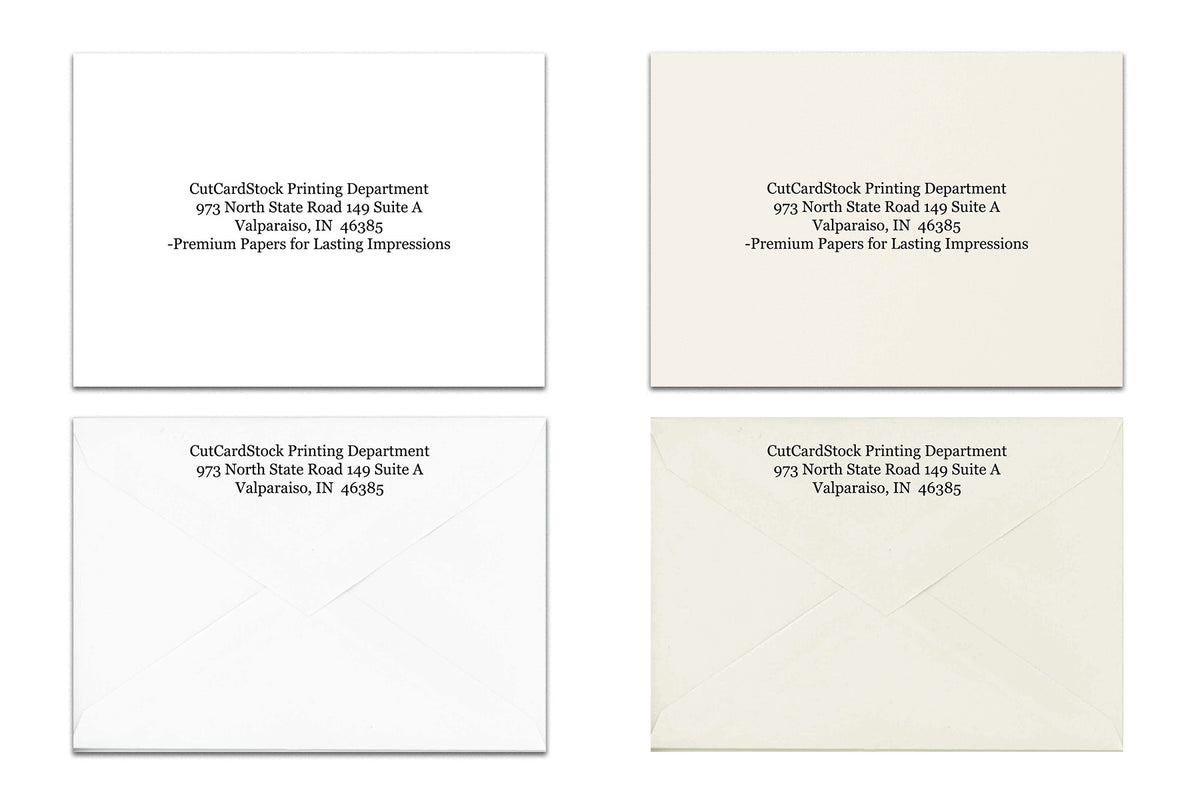 RSVP Discount A1 4 Bar Envelope Printing - 50 Envelopes with Addresses