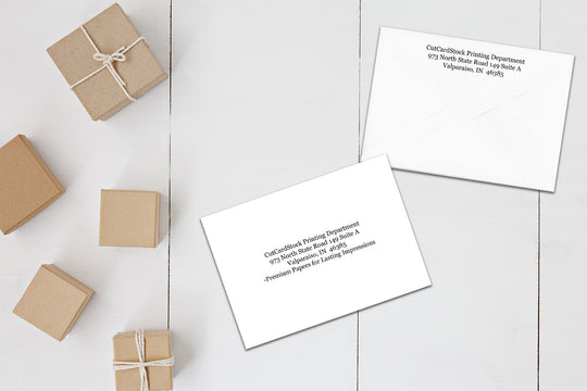 RSVP Discount A1 4 Bar Envelope Printing - 50 Envelopes with Addresses