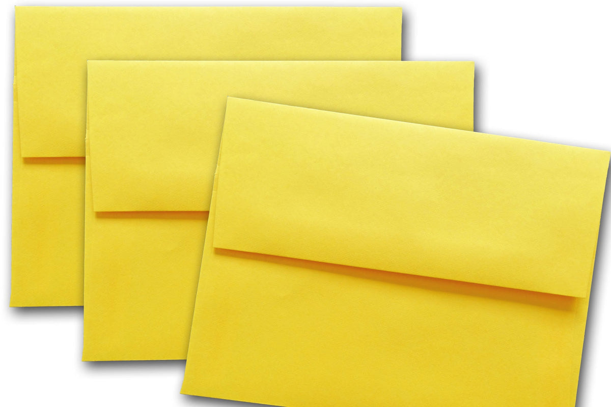 Yellow A2 Envelopes