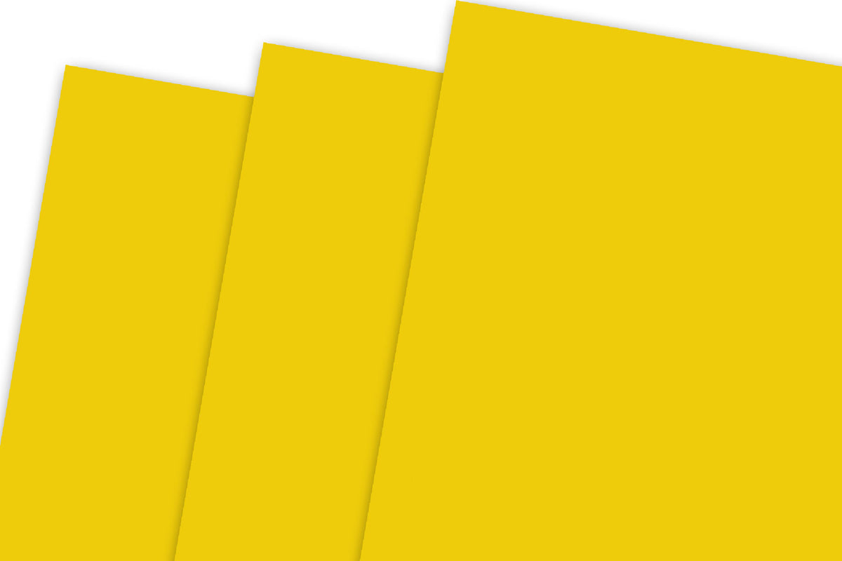 Bright Yellow Discount Card Stock