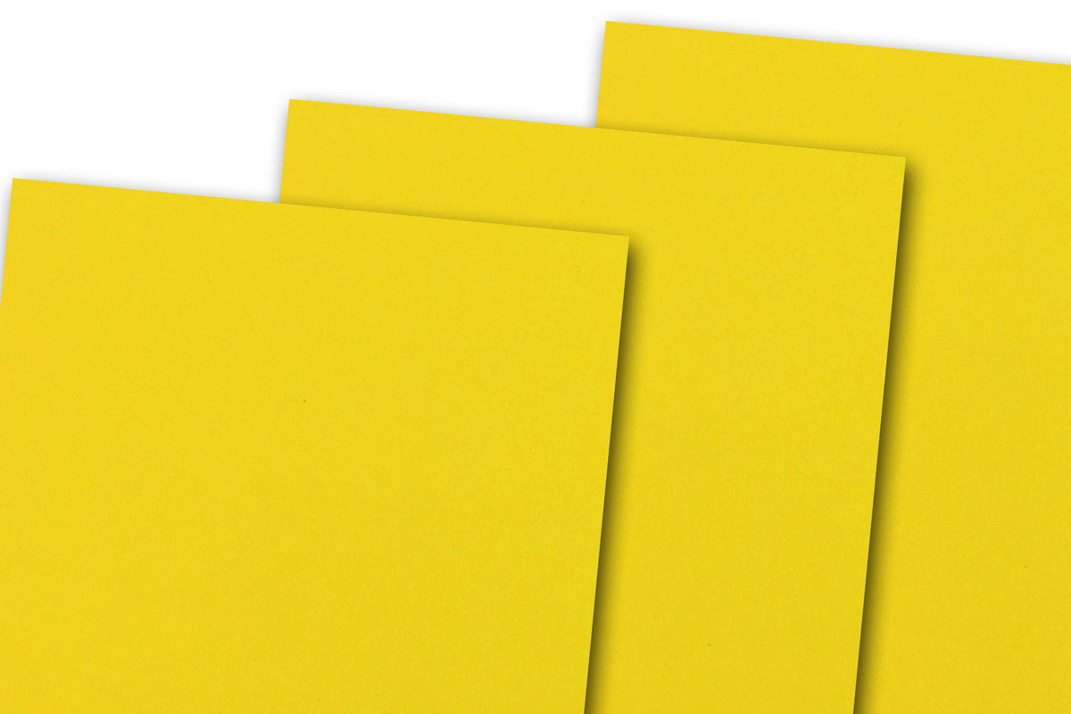 Sunburst Yellow Card Stock