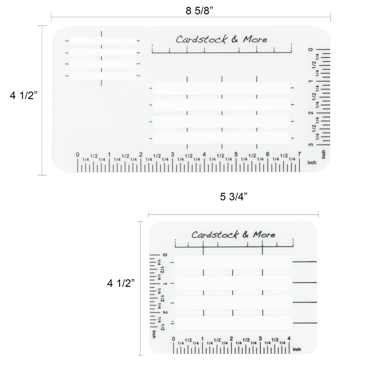 Set of 4 Envelope Addressing Stencils for Hand Lettering projects