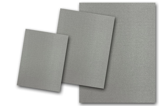 DCS Discount Card Stock: Pearlized Textured Arrowhead Gray