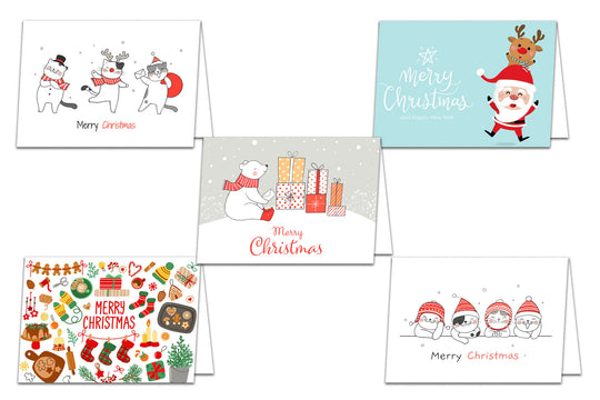 Holiday 5x7 Christmas Cards on discount Card Stock - 25 pack