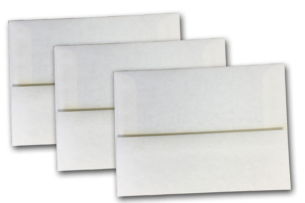 Old World Parchment 5x7 White Discount Envelopes