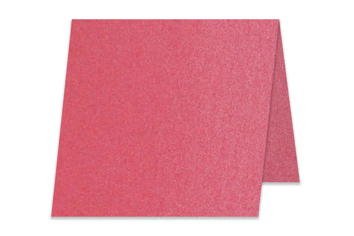 Stardream Metallic Bright Pink 3x3 Blank Folded mini cards