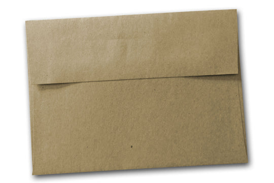 BROWN BAG Kraft  square flap A9 Envelopes