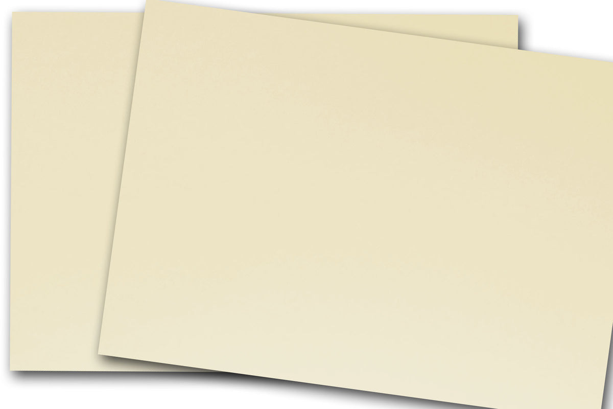 Ivory Blank A7 Flat Card Invitations