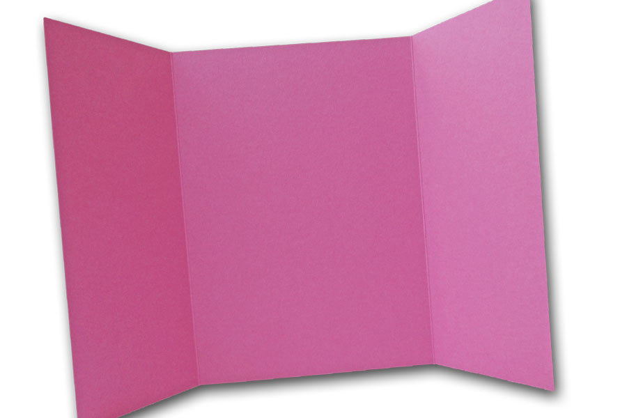  Magenta 5x7 Discount Card Stock DIY Gatefold Invitations