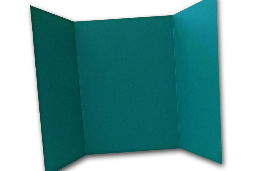  Teal 5x7 Discount Card Stock DIY Gatefold Invitations