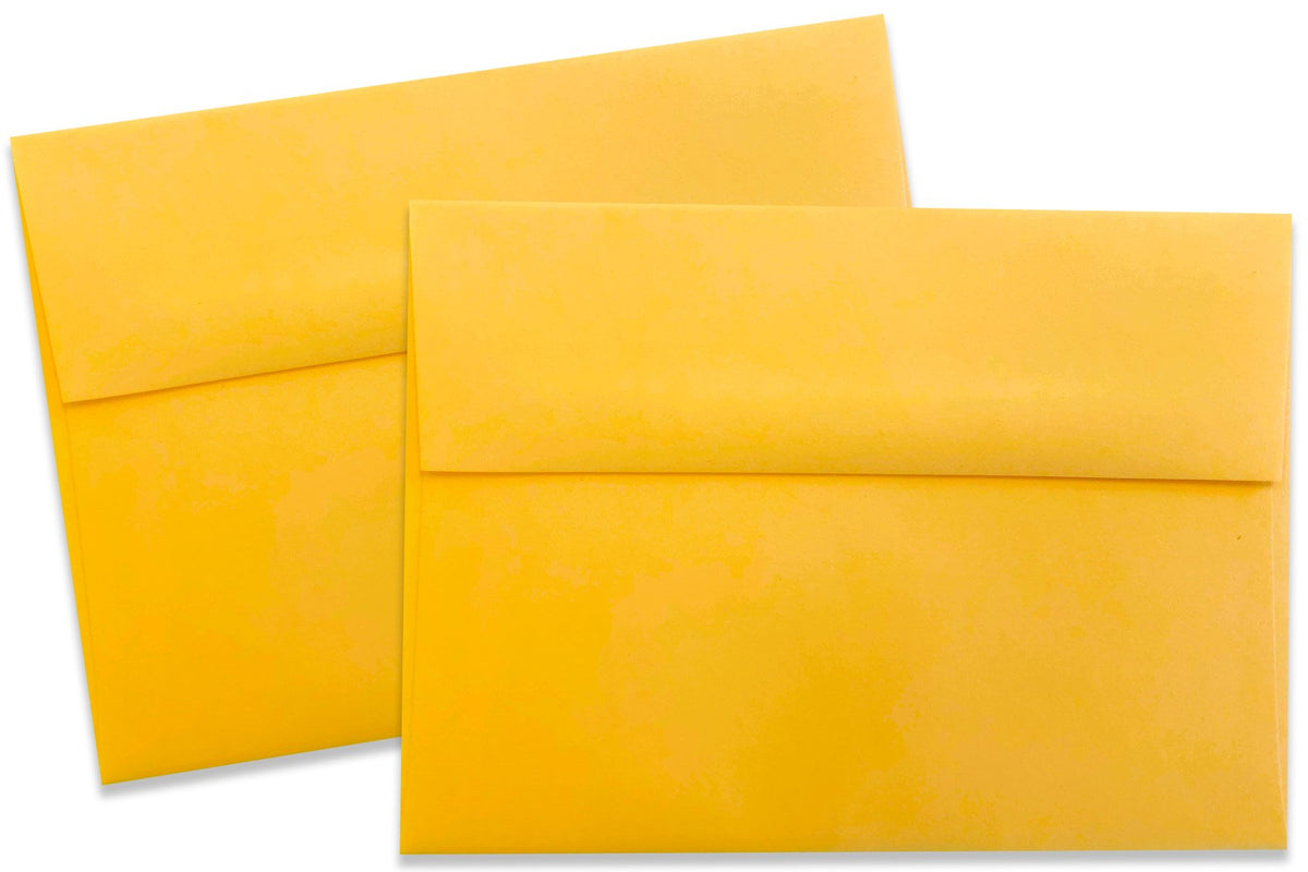Basic Yellow Gold A7  Discount Envelopes for 5x7 DIY Cards and Invitations