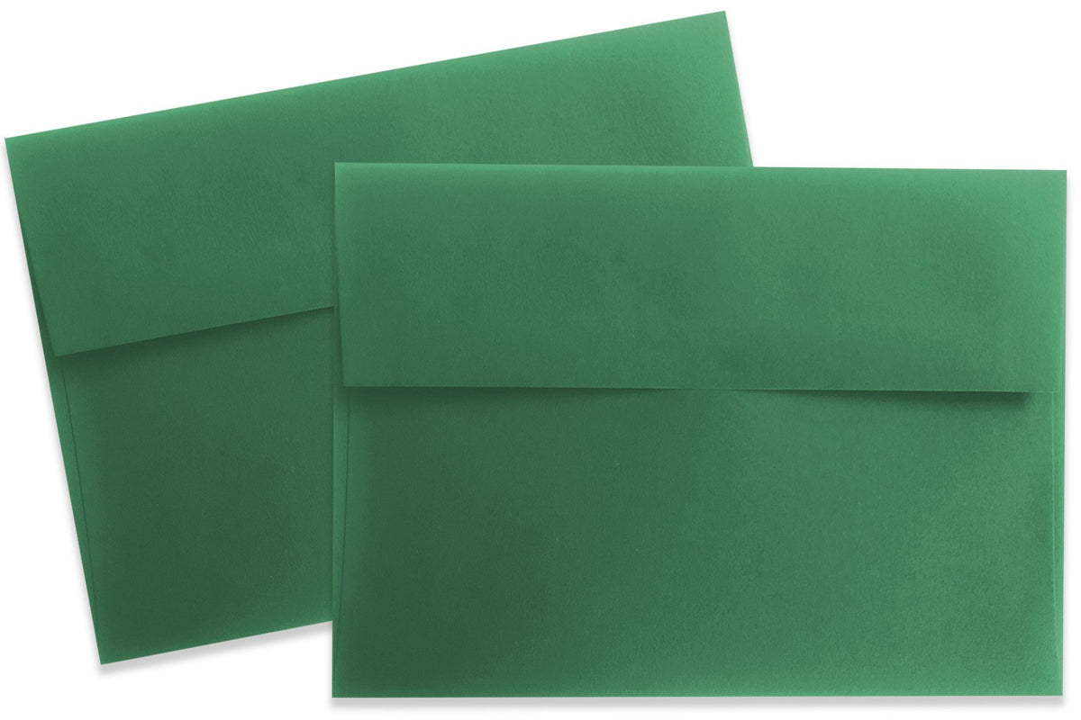 Basic Green A7  Discount Envelopes for 5x7 DIY Cards and Invitations
