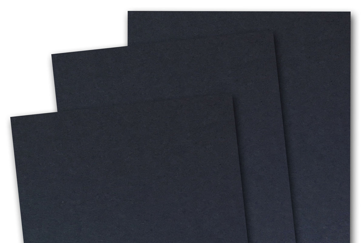 Black 80 lb card stock