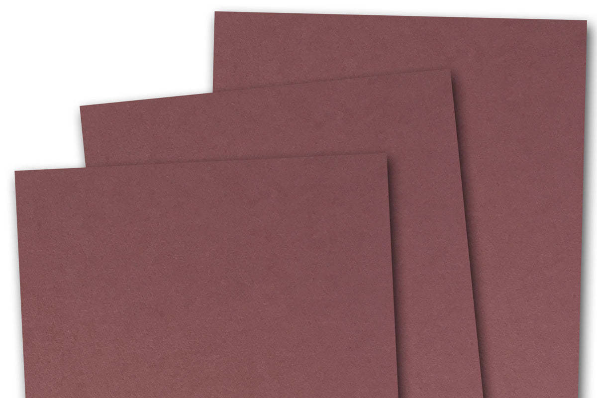 Burgundy 3x5 inch Discount Card Stock