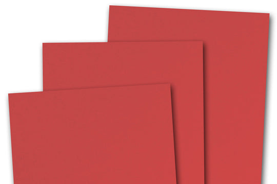 Basis RED 80lb 12x12 Cardstock - 25 sheets