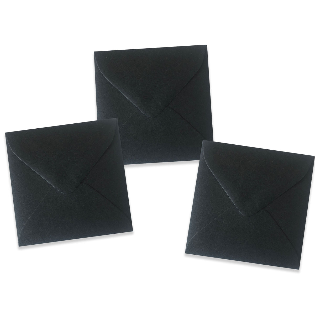 Black Mini Square Envelopes