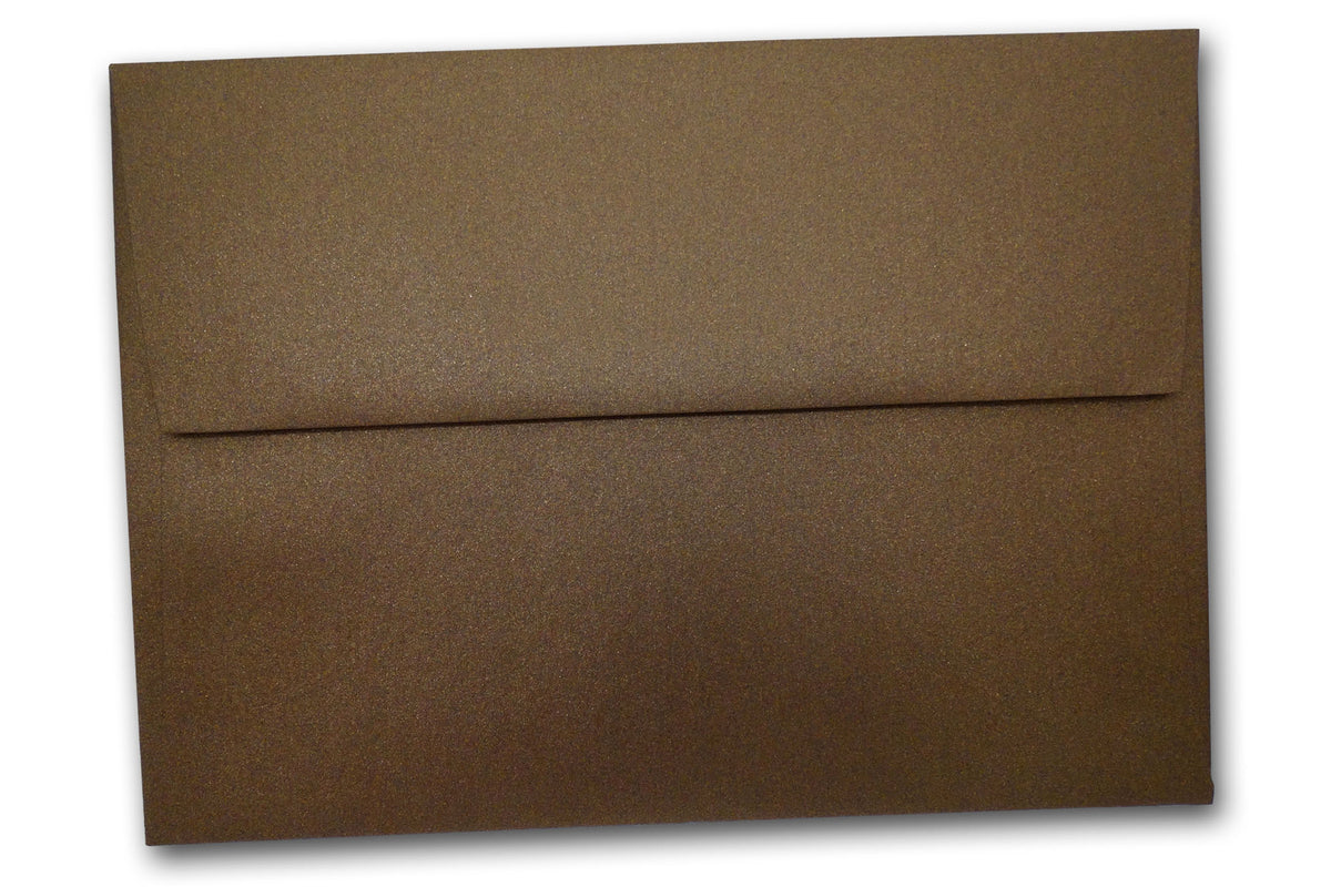 Shimmery Stardream Metallic Bronze Brown 5x7 A7 Discount Envelopes