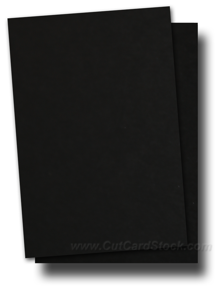Heavy Black Discount Card Stock for DIY Cards and Diecutting - CutCardStock