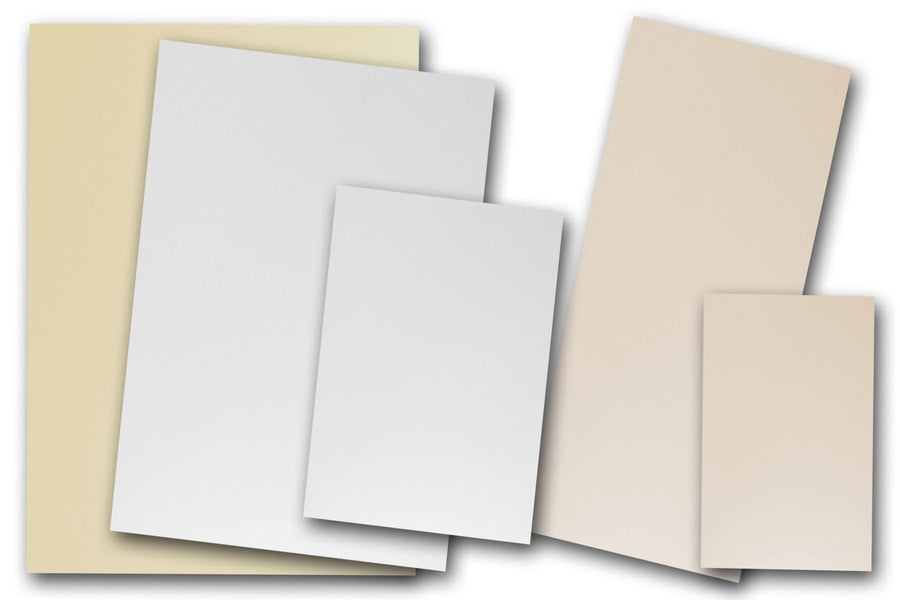 Blank 5x7 Inch Discount Card Stock for DIY Invitations - CutCardStock