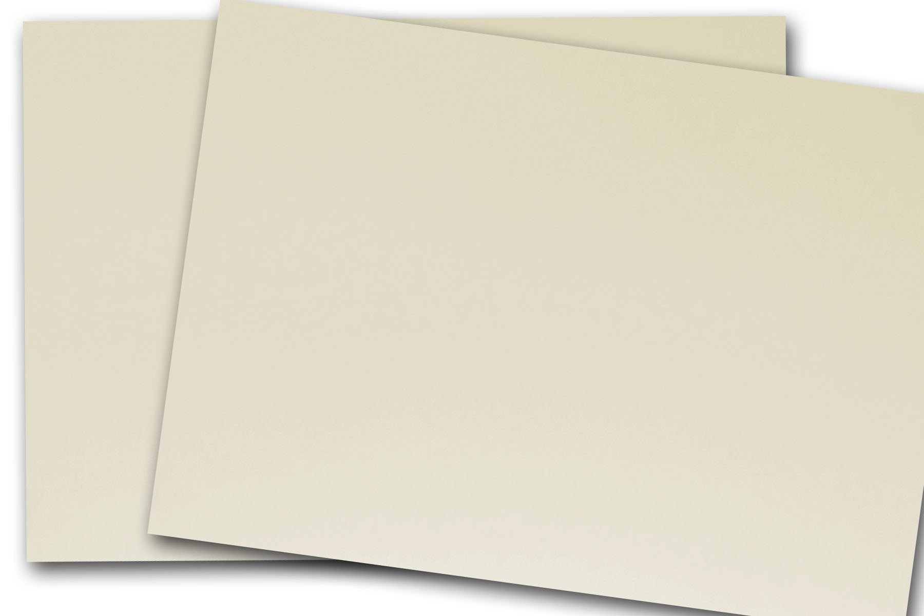 BULK Blank Cougar WHITE A7 5x7 Folded Discount Card Stock