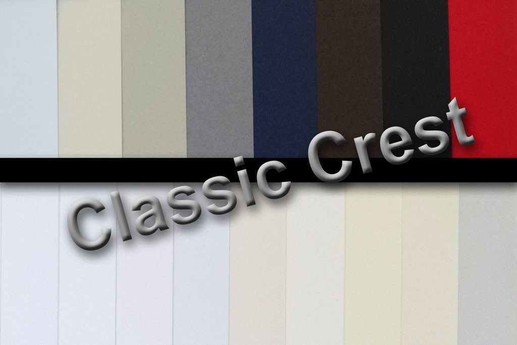 Premium Classic Crest Card Stock for DIY invites, menus and rsvp