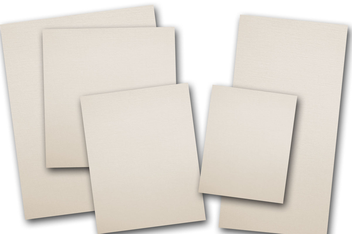 Ivory Linen A2 Discount Card stock