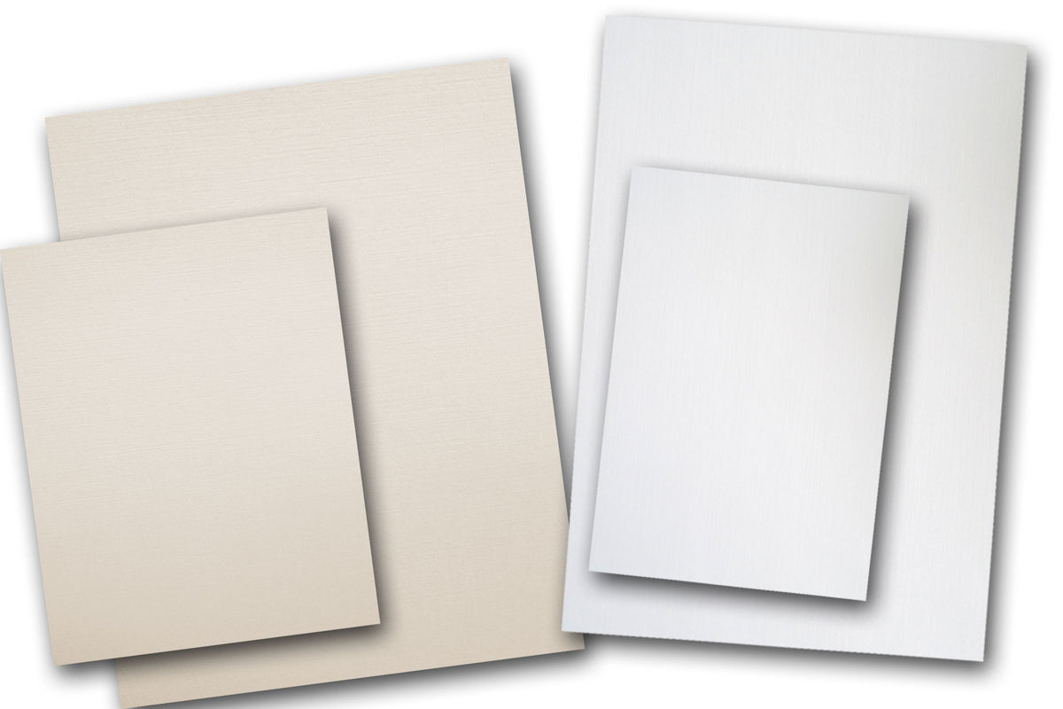Premium Linen blank RSVP Cards