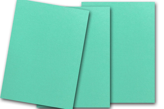 DCS Discount Card Stock: Canvas Textured Caribbean Blue - 8.5x11 - 20 pack