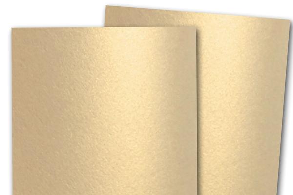Curious Light Specs Gold 70 lb Text Weight Paper - 8.5x11 - 100 sheets -  CutCardStock