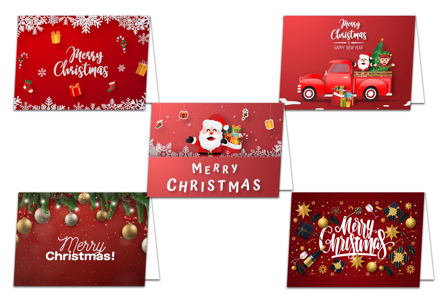 Custom Christmas & Holiday Cards, 5x7 Cardstock, Blank Envelope, Getting  Fizzy