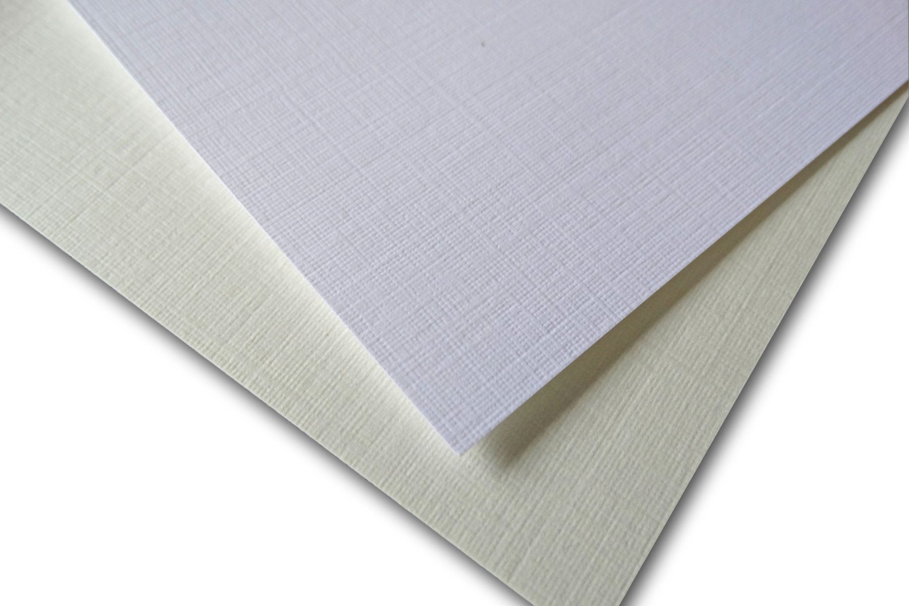 Classic Linen Natural or White 80 lb 8.5x11 Card Stock