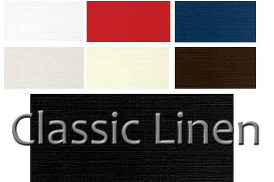 CLASSIC LINEN 8.5X11 Card Stock - White Pearl - 84lb Cover - 250 PK -classi