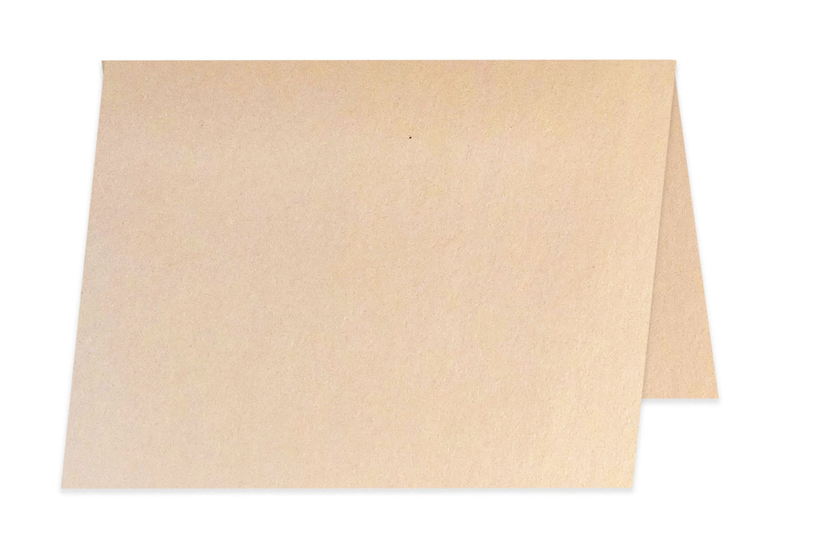 Blank Metallic 4x6 Folded Discount Card Stock - Coral